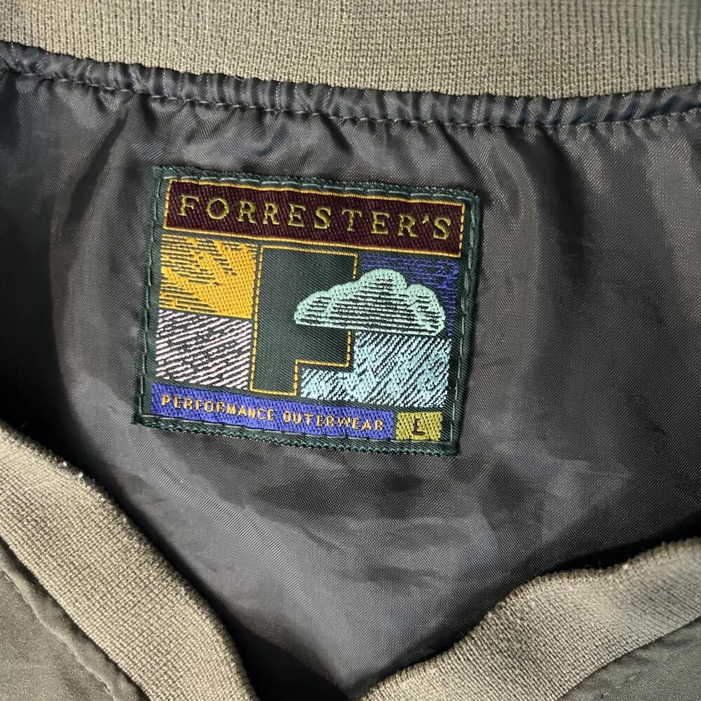 Foresters Green Performance Outwear Pullover Mens Large Wind Breaker | Pockets - Picture 7 of 7